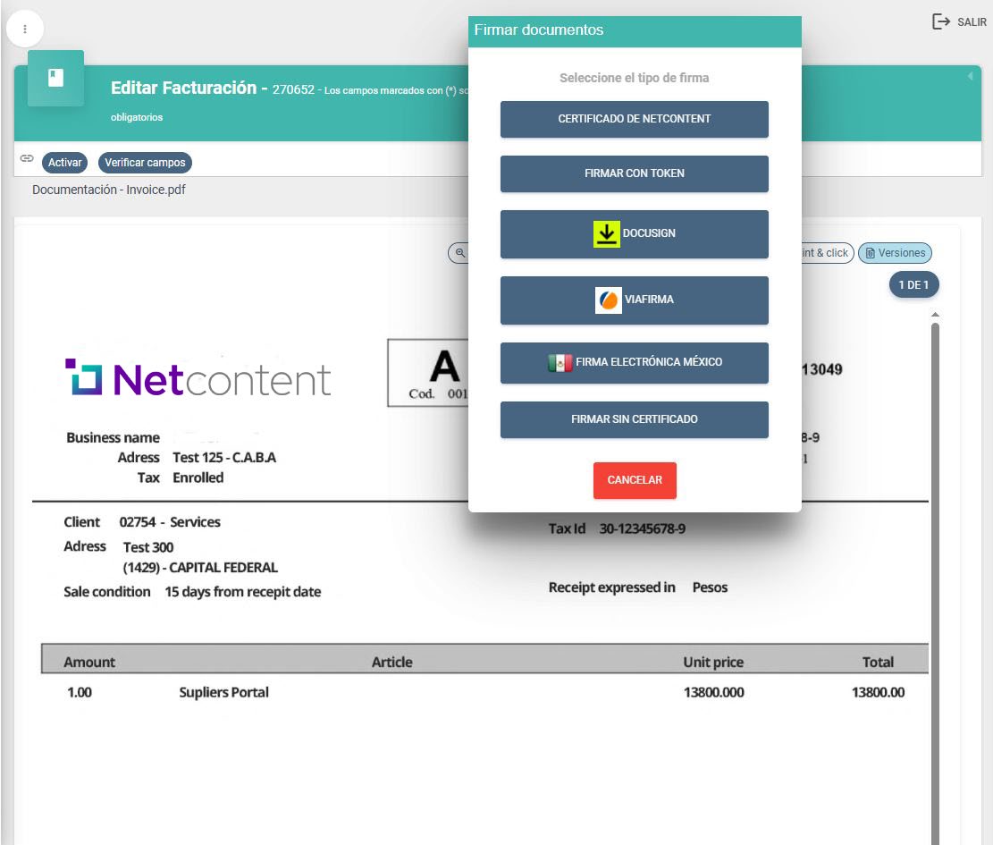 Firma electrónica México